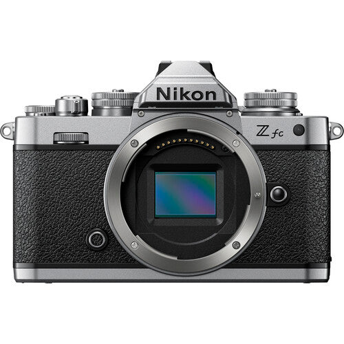 Nikon Z fc Mirrorless Digital Camera Silver with 28mm f/2.8 SE Lens