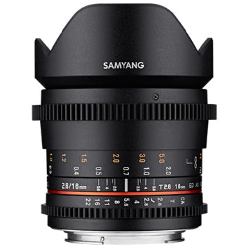 Samyang 16mm T2.6 ED AS UMC Lens (Nikon F)