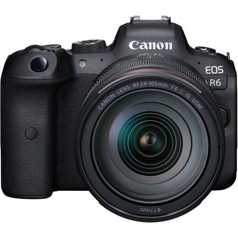 Canon EOS R6 with RF 24-105mm f/4L IS USM Lens Without R Adapter
