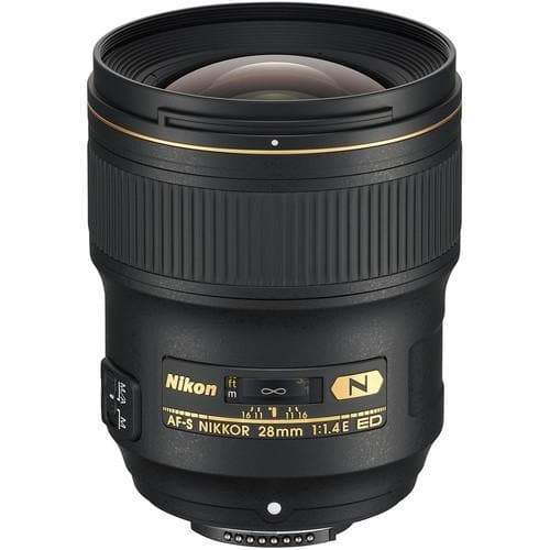 Nikon AF-S NIKKOR 28mm f/1.4E ED Lens (Black)