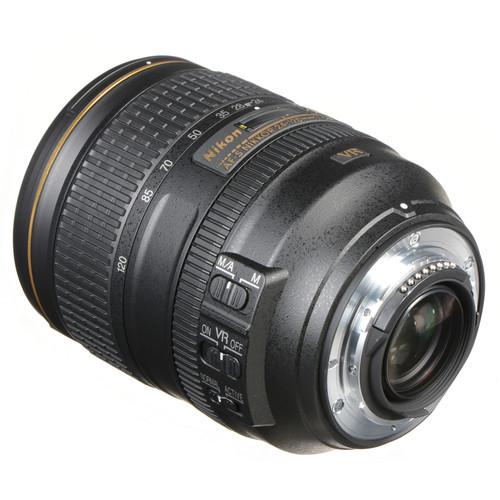 Nikon AF-S 24-120mm f4G ED VR Lens Black